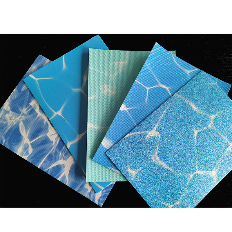 Ocean Blue PVC Pool Liner Anti UV 1,5 мм 1,2 мм Усиленный PVC Liner для бассейна