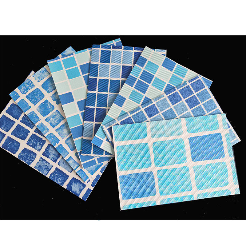 Ocean Blue PVC Pool Liner Anti UV 1,5 мм 1,2 мм Усиленный PVC Liner для бассейна