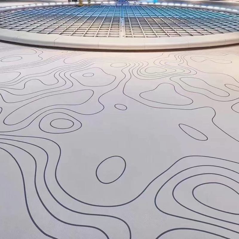 Экологически чистое, износостойкое и противоскользящее резиновое покрытие Relle для выставочных залов