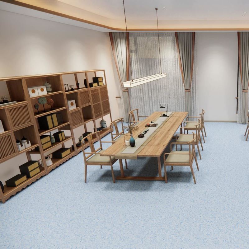 Экологичное антибактериальное медицинское напольное покрытие для домов престарелых – легко очищаемый гигиеничный тип