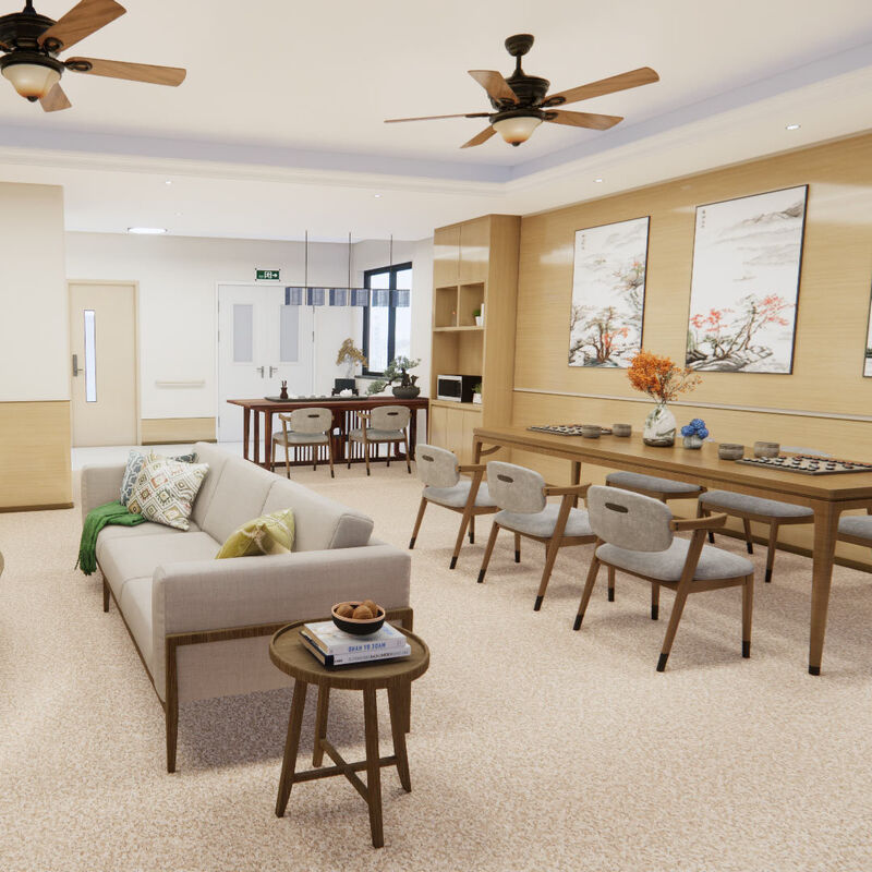 Устойчивые к ударам однородные полы с устойчивой к царапинам поверхностью для помещений пациентов домов престарелых