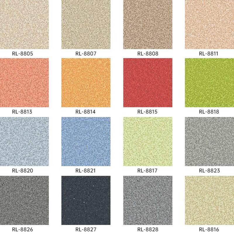 Устойчивые к ударам однородные полы с устойчивой к царапинам поверхностью для помещений пациентов домов престарелых