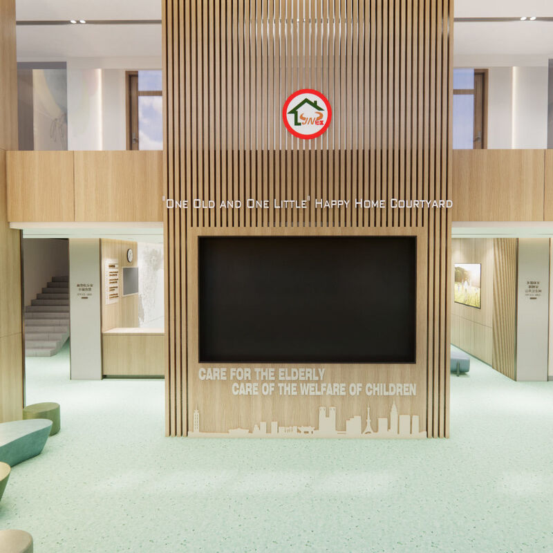 Гибкий однородный лист пол с легкой установкой для ремонта домов престарелых