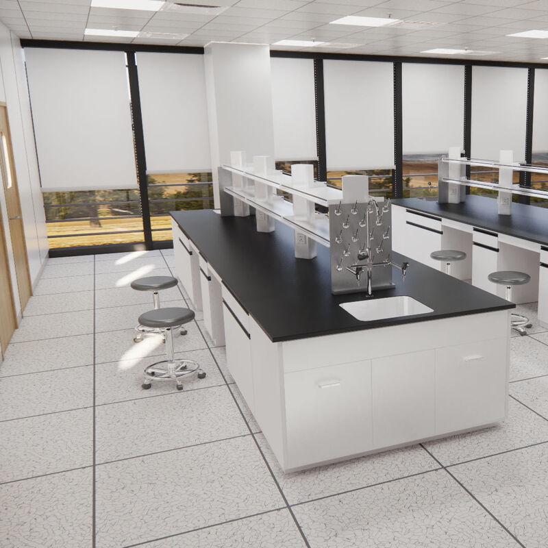 ESD Anti-Static Tile for Lab Factory and Server Room Wear Resistant Conductive Flooring